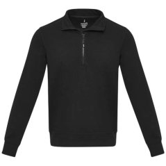 Unisex recyklovaný svetr Aware™ na čtvrt zip Tin