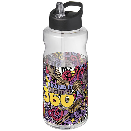 H2O Active® Big Base litrová sportovní láhev s víčkem s hubicí