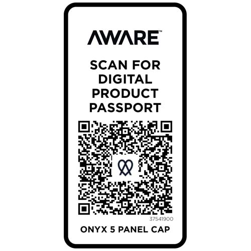 Onyx Aware™ recyklovaná čapka s 5 panely