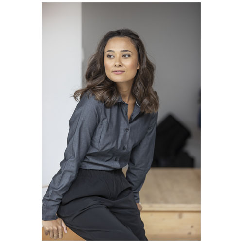 Cuprite dámská košile s dlouhým rukávem z organického materiálu