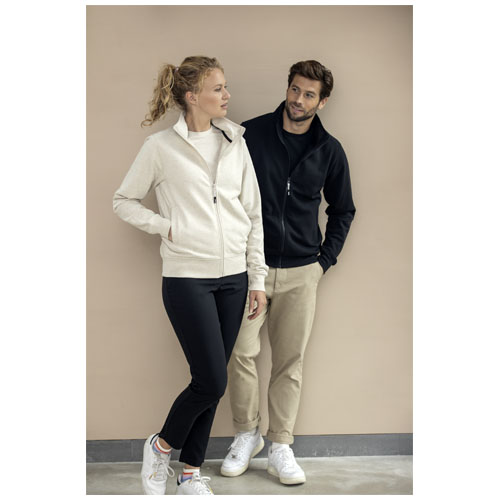 Galena unisex recyklovaný celorozepínací svetr