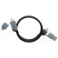 100W magnetický ultra rychlý nabíjecí kabel SCX.design C52 4 v 1 z rPET