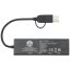 Rise USB 2.0 hub z RCS recyklovaného hliníku