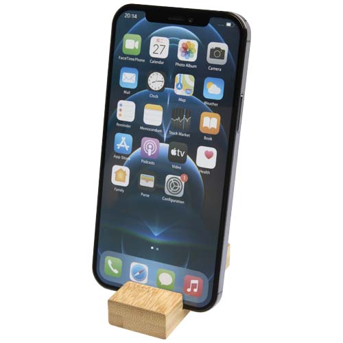 Bambusový držák telefonu Bosona s klíčenkou