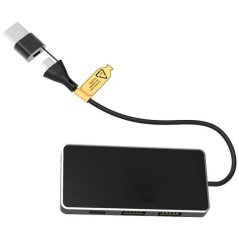 USB hub 8v1 SCX.design H20 s duálním vstupem a 6 porty