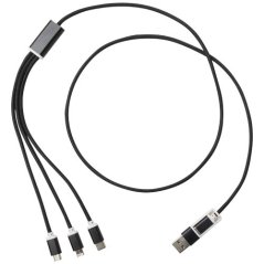 Versatile nabíjecí kabel 5v1 z recyklovaného hliníku