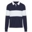Clyde unisex organic rugby polo sweatshirt