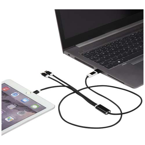 Versatile nabíjecí kabel 5v1 z recyklovaného hliníku