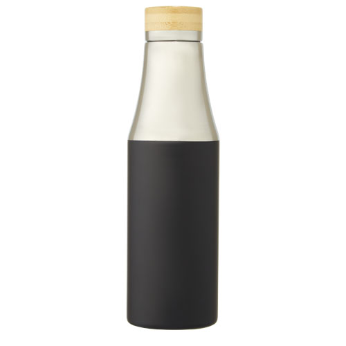 Nerezová termo láhev o objemu 540 ml s měděnou vakuovou izolací a bambusovým víčkem Hulan