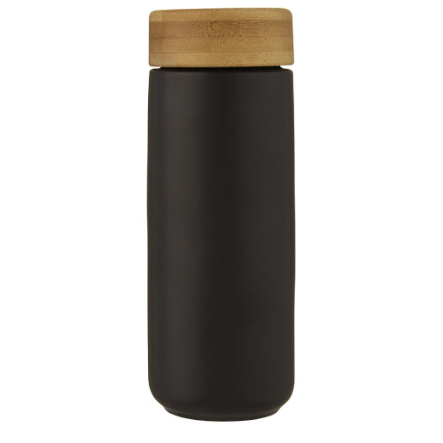 Keramický hrnek Lumi o objemu 300 ml s bambusovým víčkem
