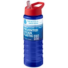 Sportovní lahev s výlevkovitým víčkem o objemu 750 ml  H2O Active® Eco Treble
