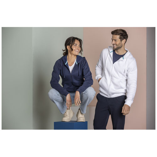 Ruby men’s organic recycled full zip hoodie