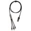 100W ultra rychlý nabíjecí kabel SCX.design C53 5 v 1 z rPET