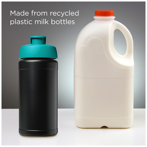 Baseline 500ml recyklovaná sportovní láhev s vyklápěcím víčkem