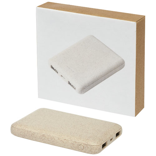 Asama 5 000mAh powerbanka z pšeničné slámy