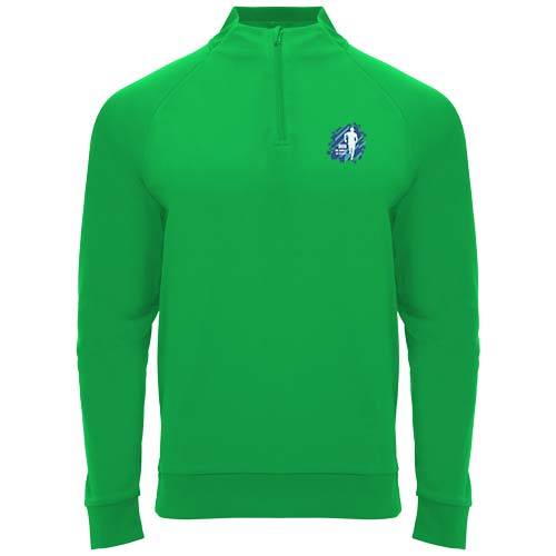 Epiro unisex mikina s dlouhým rukávem a čtvrtinovým zipem
