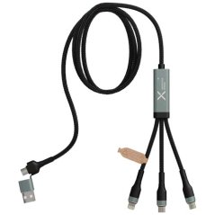 100W ultra rychlý nabíjecí kabel SCX.design C53 5 v 1 z rPET