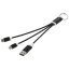 Metal Nabíjecí kabel 4v1 z recyklovaného hliníku s klíčenkou