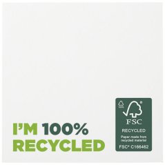 Recyklované lepicí poznámky 75 x 75 mm Sticky-Mate®