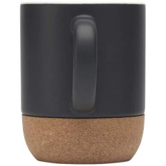 Keramický hrnek o objemu 300 ml s korkovými detaily a matným povrchem Billie