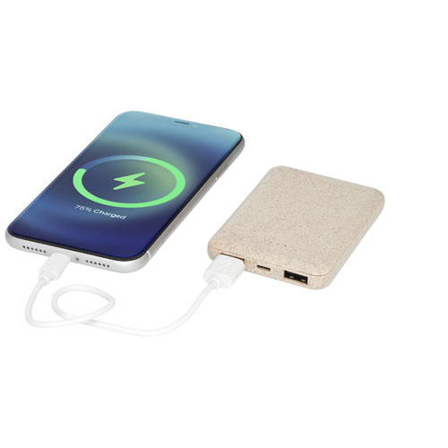 Asama 5 000mAh powerbanka z pšeničné slámy