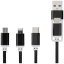 Nabíjecí kabel 5v1 s dvojitým vstupem Versatile