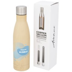 Vasa 500ml termoska s vakuovo-měděnou izolací s dřevěným vzhledem