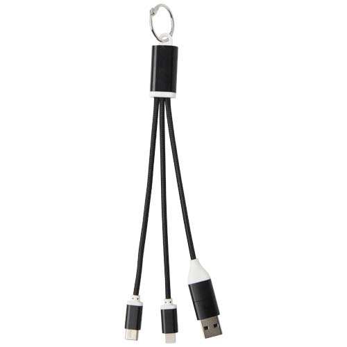 Metal Nabíjecí kabel 4v1 z recyklovaného hliníku s klíčenkou