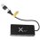 USB hub 8v1 SCX.design H20 s duálním vstupem a 6 porty