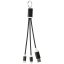 Metal Nabíjecí kabel 4v1 z recyklovaného hliníku s klíčenkou