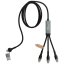 100W ultra rychlý nabíjecí kabel SCX.design C53 5 v 1 z rPET