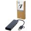 Rise USB 2.0 hub z RCS recyklovaného hliníku