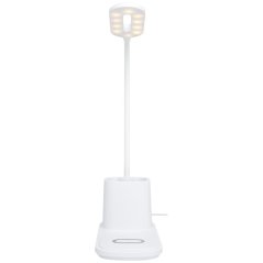 Stolní lampa a organizér s bezdrátovou nabíječkou Bright