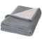 Pléd Springwood z měkkého materiálu fleece a sherpa
